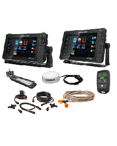 Lowrance HDS Live Bundle - 9", 12" Display AI 3-In-1 T/M Transducer, Point 1 GPS Antenna, LR-1 Remote, Cabling small_image_label