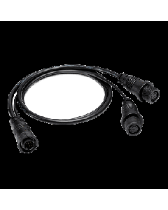 Humminbird 14 M SILR Y - SOLIX®/APEX® Side Imaging, 2D Splitter Dual Side Image Adapter Cable - 30" small_image_label