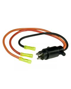 Sierra Trolling Motor Connector Male Plug 10 ga 3-Wire 24V small_image_label