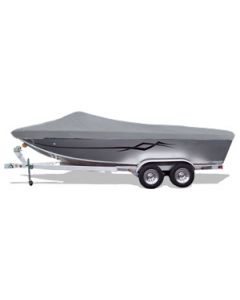 Aluminum Fishing Boats w/ High Windshield Mounted Forward L 18.5 W 7.5 Supreme Aqua Shield Sharkcoal Semi-Custom Cover small_image_label