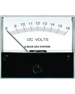 Blue Sea 8003 DC Analog Voltmeter - 2-3/4" Face, 8-16 Volts DC small_image_label