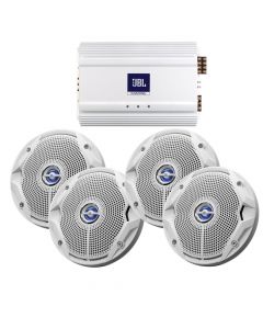 JBL MS6520 Speakers & MA6004 Amp Package - (4) 6.5" Speakers & (1) 4-Channel Amp