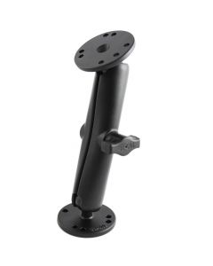 Ram Mounts RAM Mount 1 Diameter Ball Mount w/Long Double Socket Arm & 2/2.5 Round Bases - AMPS Hole Pattern (7-5/16 Length) small_image_label