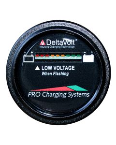 Dual Pro Battery Fuel Gauge - DeltaView® Link Compatible - 72V System (6-12V Batteries, 12-6V Batteries, 9-8V Batteries) small_image_label