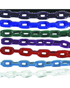 Greenfield Anchor Rode Chains, PVC Coated In Colors Marine Chains