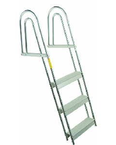 Garelick Anodized Aluminum Dock/Raft Ladder - Fixed Model Dock Ladders Boat Boarding Ladders