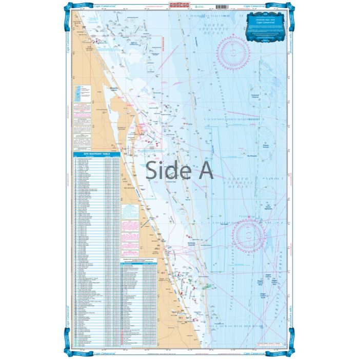 Waterproof Charts Cape Canaveral, Florida Offshore Fishing Fish & Dive  Nautical Marine Charts