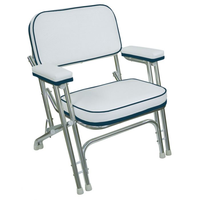Wise Folding Deck Chairs with Aluminum Frame