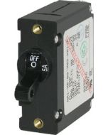 Blue Sea Systems A-Series Toggle Single Pole AC/DC Circuit Breaker, 15Amp, Black Toggle small_image_label