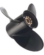 Quicksilver Black Diamond  17.50" x 23" pitch Counter Rotation 3 Blade Aluminum Boat Propeller small_image_label