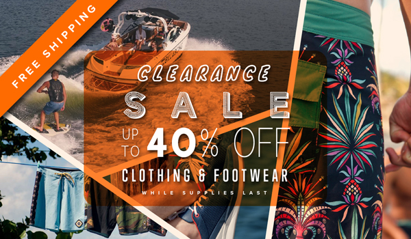 Clearance Sale - Up to 40% Off Clothing & Footwear *While Supplies Last