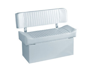 boat bench seat with cooler